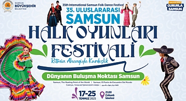 Samsun'da Halk Oyunları Festivali Başlıyor