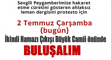 Samsun'da Leman Dergisi Protestosu