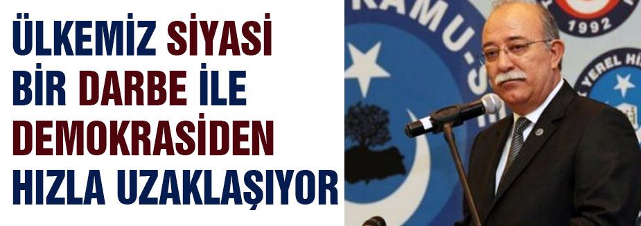 Demokrasiden hızla uzaklaşıyoruz...