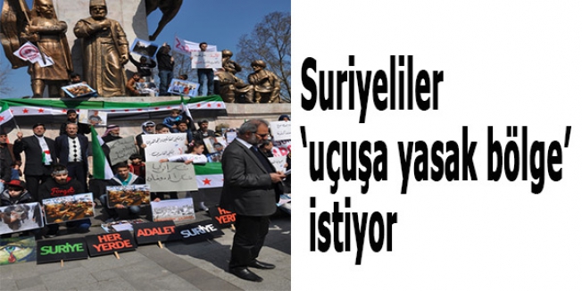 Suriyeliler ‘uçuşa yasak bölge’ istiyor