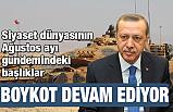 Siyaset dünyasının Ağustos ayı gündemi