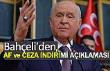 Devlet Bahçeli'den 'Cezaevleri ve Af 'Açıklaması