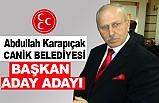Abdullah Karapıçak, MHP'den Canik Belediye Başkan A. Adayı Oldu