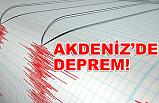 Akdeniz'de Büyük Deprem!