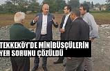 Tekkeköy'de Minibüsçülerinin Yer Sorunu Kalmadı