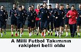 A Milli Futbol Takımının rakipleri belli oldu