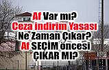 Af Var mı? Ceza indirim Yasası Ne Zaman Çıkar? Af 2019'da olur mu?