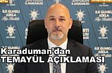 Ak Parti Samsun Teşkilatından Temayül Açıklaması