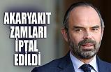Fransa'da akaryakıt zamları iptal edildi