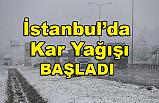 İstanbul'da kar yağıyor