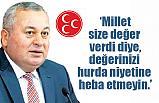 MHP Vekili Enginyurt; Değerinizi hurda niyetine heba etmeyin