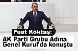 Samsun Milletvekili Fuat Köktaş Meclis Genel Kurulu'nda konuştu