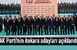 Ak Parti Ankara Adaylarını Açıkladı