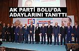 AK Parti Bolu Belediye Başkan Adayları Tanıtıldı