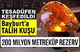 Bayburt'a Talih Kuşu Kondu