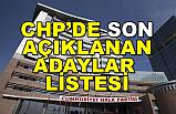 CHP Adayları Belli Oldu