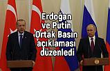 Erdoğan ve Putin Otak Basın açıklaması düzenledi