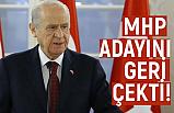 MHP, Adayını Geri Çekti!