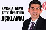 MHP Kavak Başkan A. Adayı Çetin Örsel'den Açıklama