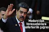 Venezuela'da Seferberlik Çağrısı!