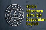 20 Bin Öğretmen Alımı İçin Başvurular Başlıyor