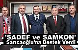 Cumhur İttifakı Kavak Adayı Sarıcaoğlu'na 'SADEF ve SAMKON' Desteği