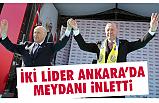 Büyük Ankara Mitinginde Erdoğan ve Bahçeli Meydanı İnletti