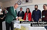Cumhurbaşkanı Erdoğan ve eşi Emine Erdoğan oylarını kullandı