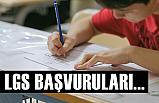LGS başvuruları...