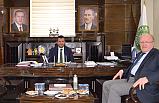 Rektör Aydın'dan Başkan Halit Doğan'a ziyaret