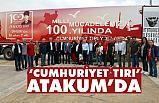 Başkan Deveci "Cumhuriyet Tırı" nı Ziyaret Etti