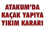 Atakum Belediyesinden Kaçak Yapıya Yıkım!