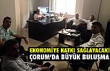 Av. Gök, İşadamı Sertakan, 'Kuzey Gücü' CEO'su Karayan Çorum'da Buluştu