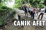 Canik İlçesinde Sel ve Heyelan Afeti