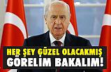 Devlet Bahçeli; Yıldırım ve İmamoğlu Programını Değerlendirdi