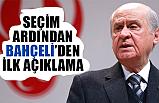 MHP Lideri Bahçeli'den Seçim Ardından ilk açıklama!