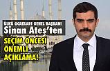 Ülkü Ocakları Genel Başkanı Ateş, İstanbul Seçimi Öncesi Açıklama Yaptı