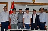 Başkan Özdemir, LGS sınavında Türkiye Birincisi İşeri Ağırladı