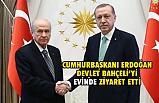 Cumhurbaşkanı Erdoğan, Bahçeli'yi Evinde Ziyaret Etti