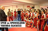 Şerif Mırık, Spor ve sporcunun yanında olacağız