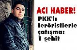 Bagok Dağı'nda Çatışma: 1 asker şehit oldu. 3 asker yaralandı.