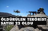 Pençe-3 Harekatında 22 Terörist Öldürüldü