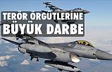 Terör örgütüne ait sığınaklar vuruldu