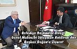 Belediye Başkanlar Birliği Muhasibi Kaldırım, Başkan Doğan'ı Ziyaret Etti