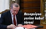 Cumhuriyet ve Zafer bayramlarında, resepsiyon yerine kabul töreni yapılacak