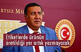 Kafalar Karıştı, Etiketlerde ürünün üretildiği yer artık yazmayacak