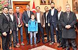 Samsun Ülkü Ocakları, Başkan Mustafa Demir'i Ziyaret Etti