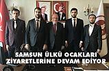 Ülkü Ocakları'ndan Canik Belediyesi ve Samsun Üniversitesi'ne Ziyaret