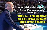 Erdoğan, Mevlid-i Nebi Haftası Açılış Programı'nda konuştu