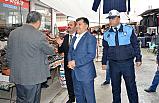 Havza Belediyesi Pazarda Esnafa Çöp Poşeti Dağıttı